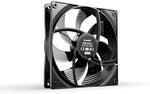 Be quiet BL108 computer cooling fan showing the newly designed radiator-optimized rear frame outlet