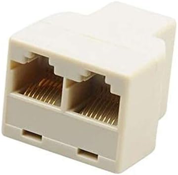 Rear view of VizGiz RJ45 coupler for Cat6 cables