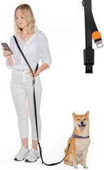 SVD.PET versatile dog leash showing waist attachment style