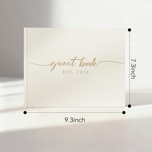 Professional table setup featuring 1DOT2 wedding guest book