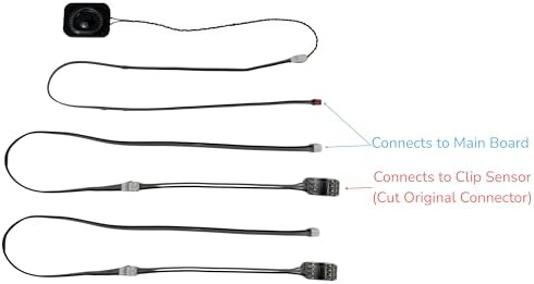 Complete set of SNOO bassinet speaker and sensor wire replacements