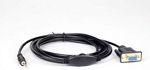 Connectors of the SummitLink Z 5500 bypass cable showing the DB9 and 3.5mm jack