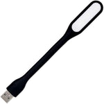 BUBUCAM USB LED Mini Reading Lamp front view plugged into a laptop keyboard