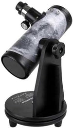 Celestron tabletop Dobsonian mount and manual controls for beginner astronomy.