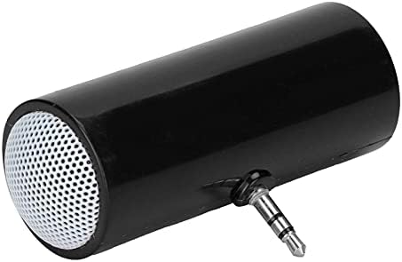 Sxhlseller 3.5 Millimeter audio jack speaker showing the back battery compartment for AAA batteries