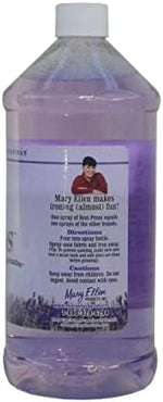 Mary Ellen Products clear starch alternative lavender scent for professional fabric pressing.