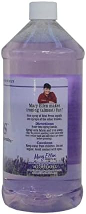 Mary Ellen Products clear starch alternative lavender scent for professional fabric pressing.