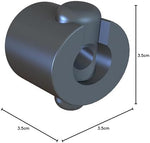 Bee Stinger Quick Disconnect, 10-Degree Down Angle, Black - Image 3