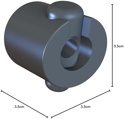 Bee Stinger Quick Disconnect, 10-Degree Down Angle, Black - Image 3