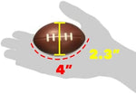 Giftexpress brown foam football game day decoration
