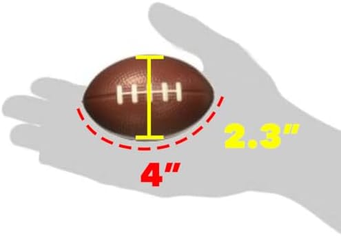 Giftexpress brown foam football game day decoration