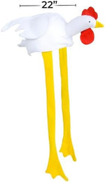Rhode Island Novelty Chicken Hat worn on head