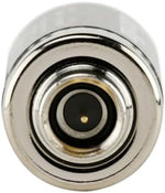 Diagram illustrating how to install the Channel Master LTE filter onto a television coaxial cable.