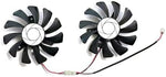 Forty millimeter center to center mounting hole layout on the replacement fan base