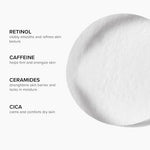Retinol-infused body moisturizer for a more youthful and luminous skin texture