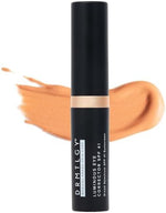 Tan shade tinted eye sunscreen for medium to olive skin tones for a natural finish