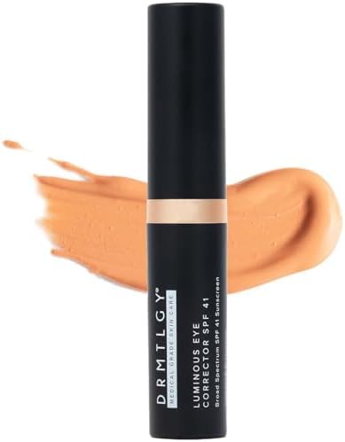 Tan shade tinted eye sunscreen for medium to olive skin tones for a natural finish