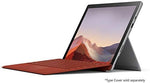 Side angle of imported Microsoft 2-in-1 tablet with the kickstand extended