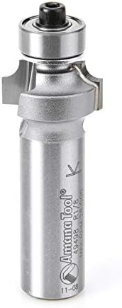 Amana Tool corner rounding router bit front view