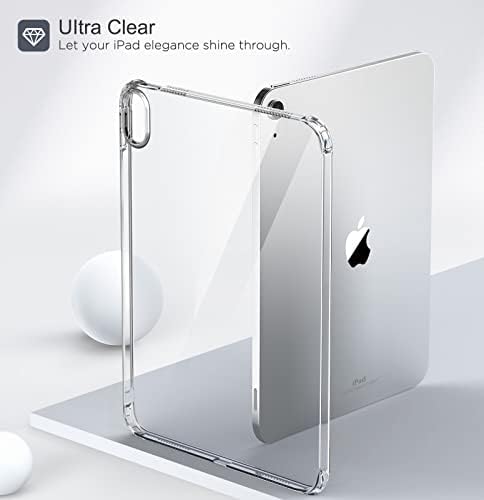 MoKo scratch resistant clear tablet armor showcasing back protection while displaying original device color
