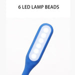 Portable USB night lamp powered by a power bank