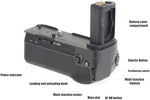 Hersmay portrait orientation power pack hand grip showing vertical shutter trigger button