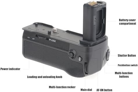 Hersmay portrait orientation power pack hand grip showing vertical shutter trigger button