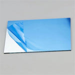 Side profile of 2mm thick first surface projector reflector