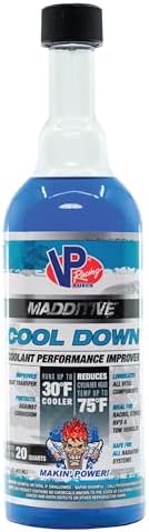 VP Racing Fuels Cool Down performance additive usage instructions and warning labels