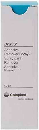 Alcohol free medical adhesive remover spray for painless barrier removal