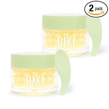 Pixi Beauty Vitamin C CremeSerum two pack front view illuminating serum gel moisturizer
