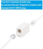 Seefeful RJ11 flat phone extension cable layout demonstrating flexible installation under carpets and along baseboards
