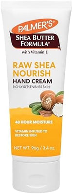 Palmer's Raw Shea Nourish Hand Cream back label details