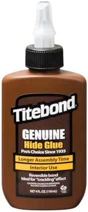 Titebond 4-Ounce liquid adhesive back label and instructions