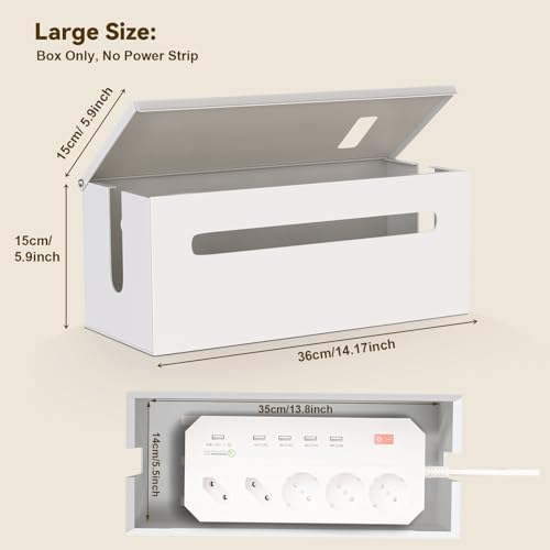 Pyoimmne power strip box organizing home office cords