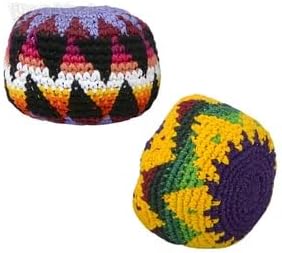Star Magic footbag kick sack displaying dense interlocking sturdy stitching detail
