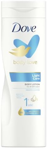 Dove body lotion for normal skin texture and application