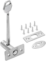 Close up of the stainless steel mortise lock body and dimensions