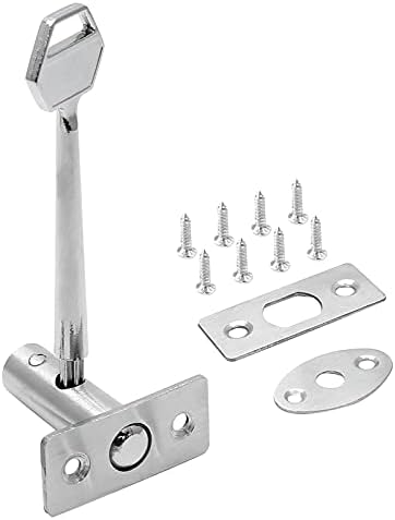 Close up of the stainless steel mortise lock body and dimensions