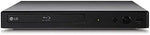 Rear view of LG BP175 highlighting the HDMI output and Ethernet connectivity ports