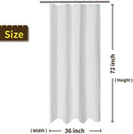 Barossa Design hotel collection luxury white pique diamond weave shower curtain