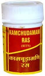 Vyas Kamchudamani Ras 5gm front view ayurvedic supplement