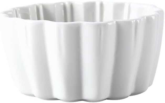 Microwave and dishwasher safe custard cups packaged