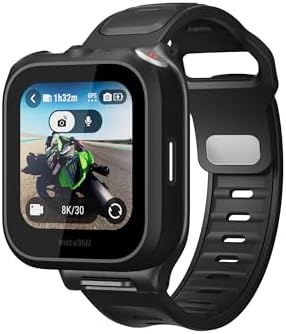 Insta360 telemetry GPS remote control showing live video preview interface