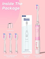 SEAGO electric toothbrush waterproof handle and soft bristle head detail.