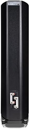 Detailed close-up of the woven Kevlar cone woofer and mid-range assembly on the EVO series tower.