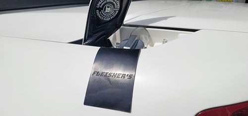 Fleishers automotive spill guard protecting car clear coat from petrol nozzle scratches