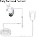 WildHD standard twelve Volt adapter cord compatibility view with digital video recorder plug