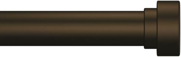 Joydeco Curtain Rods for Windows, Adjustable Black Curtain Rods 16 to 120 inches, 1 inch Diameter Heavy Duty Decorative Window Single Rod Set with Aluminium Finials - Image 11