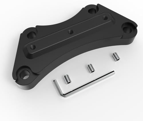 ONETREND premium aluminum handlebar clamp showing the secure underside clamping structure